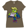 monster cartoon character 14 Ladies Fitted T-Shirt