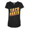 taco party Maternity Scoop Neck T-shirt