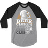Beer Club Pub 3/4 Sleeve Shirt