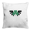 zelda logo treffle trois feuilles Throw Pillow