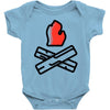 let's go camping Baby Onesie