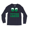 st. patrick's day titties and beer Long Sleeve Shirts