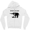 elephants never forget and they never forgive t shirt funny mens tee n Zipper Hoodie