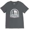 smash crest V-Neck Tee