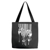 banksy street art zebra bar code Tote Bags
