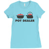 pot dealer cooking pot tea pot Ladies Fitted T-Shirt