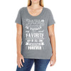 My Papa is Totally My Most Favorite Guy Of All Time Ladies Curvy T-Shirt