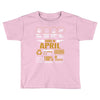 Born April  Multitasking Problem Solving Tees Toddler T-shirt