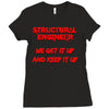 we  get it up Ladies Fitted T-Shirt