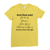 And God Said... Cool Tshirts Ladies Fitted T-Shirt