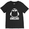 penguin chillax funny new V-Neck Tee
