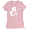 camera Ladies Fitted T-Shirt