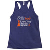 belly dancing only harder Racerback Tank