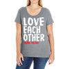 love each other Ladies Curvy T-Shirt