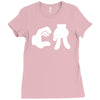 ca cartoon hands Ladies Fitted T-Shirt