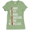 meanings of father Ladies Fitted T-Shirt