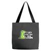 sad t rex Tote Bags