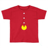 funny 80s pacman 'eating buttons' Toddler T-shirt