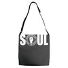 northern soul Adjustable Strap Totes
