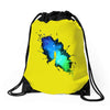 the birthplace of inspiration Drawstring Bags