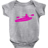 kayak chick Baby Bodysuit