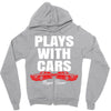 Plays With Cars Zipper Hoodie
