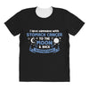 I Love Someone with Stomach Cancer to The Moon and Back to Infinity All Over Women's T-shirt