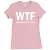 where's the food Ladies Fitted T-Shirt