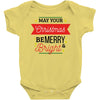 may your christmas be merry &amp; bright Baby Bodysuit