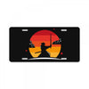 Samurai Sunset License Plate