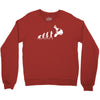 moto cross free style evolution cool Crewneck Sweatshirt