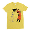 goku vs freeza 2 Ladies Fitted T-Shirt