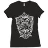 white owl kingdom giant bird Ladies Fitted T-Shirt