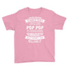 Super Cool Pop Pop Of A Freaking Awesome Granddaughter Youth Tee