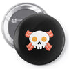 Bacon Egg Skull Pin-back button