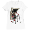 old gamer Ladies Fitted T-Shirt