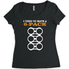 men's i used to have a 6 pack funny beer gut Women's Triblend Scoop T-shirt