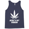 Support Lung Cancer Awareness With A White Cannabis Leaf Tank Top