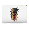 skull us flag Accessory Pouches