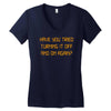 have you tried turning it off and on again Women's V-Neck T-Shirt