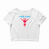 i need a hug Crop Top