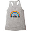 I Am Voting Yes Racerback Tank