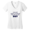 jacksons button Women's V-Neck T-Shirt