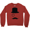 moustache gentleman Crewneck Sweatshirt