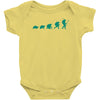 evolution of turtles Baby Bodysuit