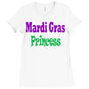 mardi gras princess Ladies Fitted T-Shirt