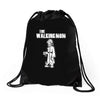 the walking mom Drawstring Bags