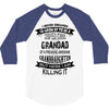 Super Cool Grandad Of A Freaking Awesome Granddaughter 3/4 Sleeve Shirt