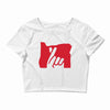 hand love Crop Top