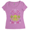 Merry Cthulhu Christmas Ugly Cool T shirts Women's Triblend Scoop T-shirt